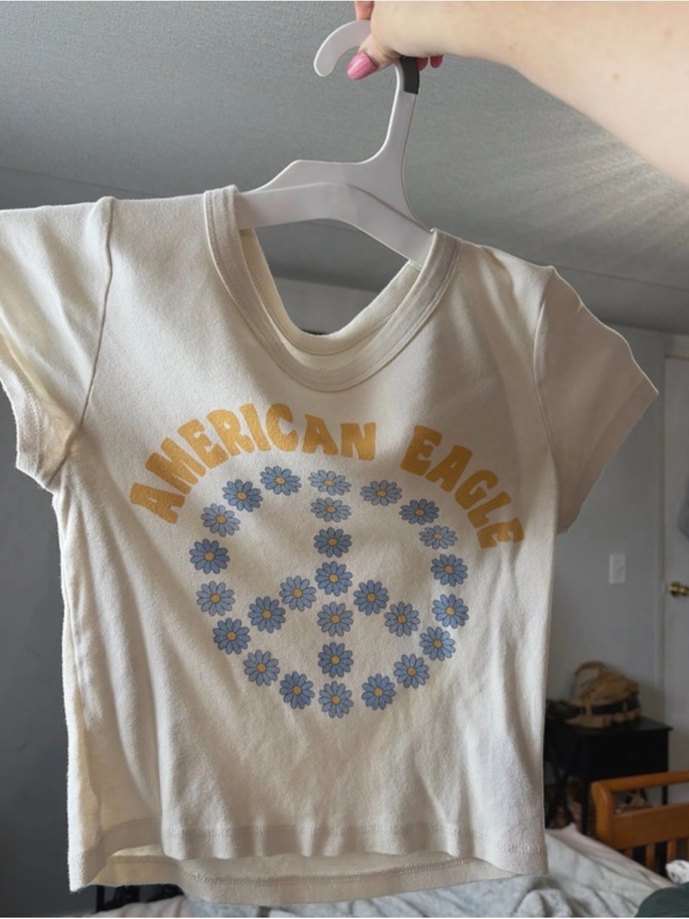 American Eagle Outfitters Cream Women's Sweater